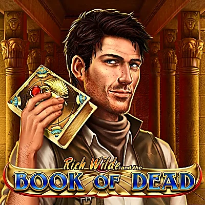 Book of Dead Egyptian-themed slot tile at William Hill
